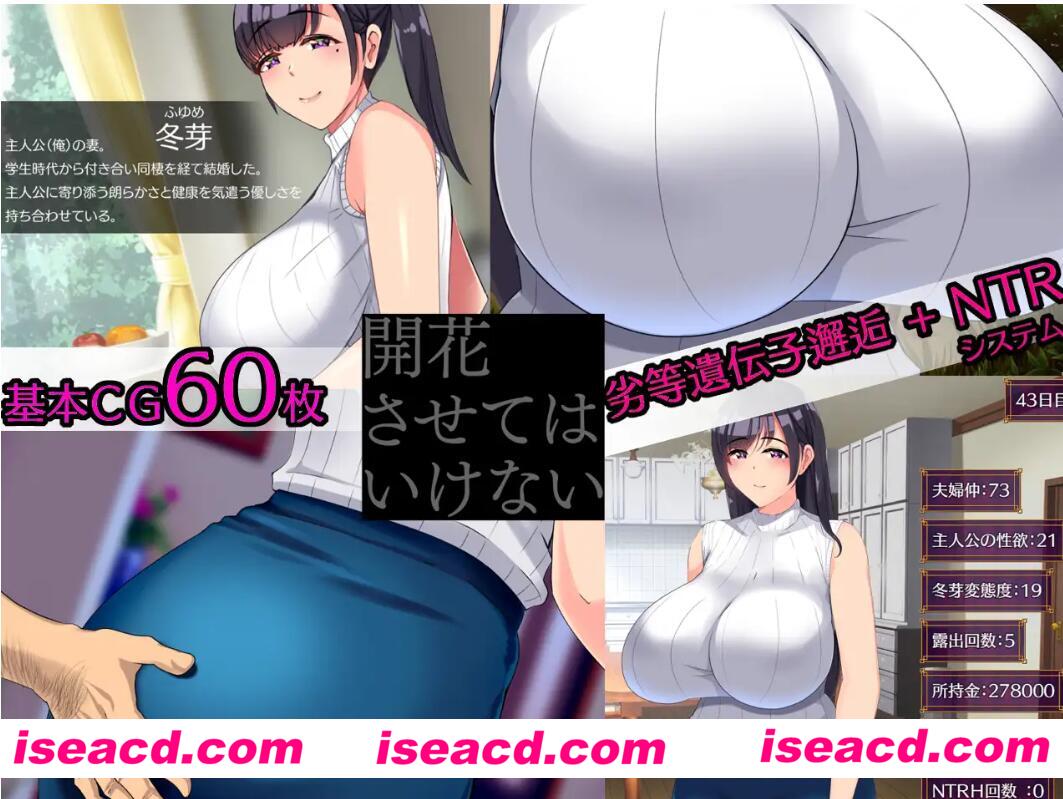 【日式SLG/AI汉化/NTR】无法盛开的堕落之花 開花させてはいけない AI汉化【1.2G/新作】