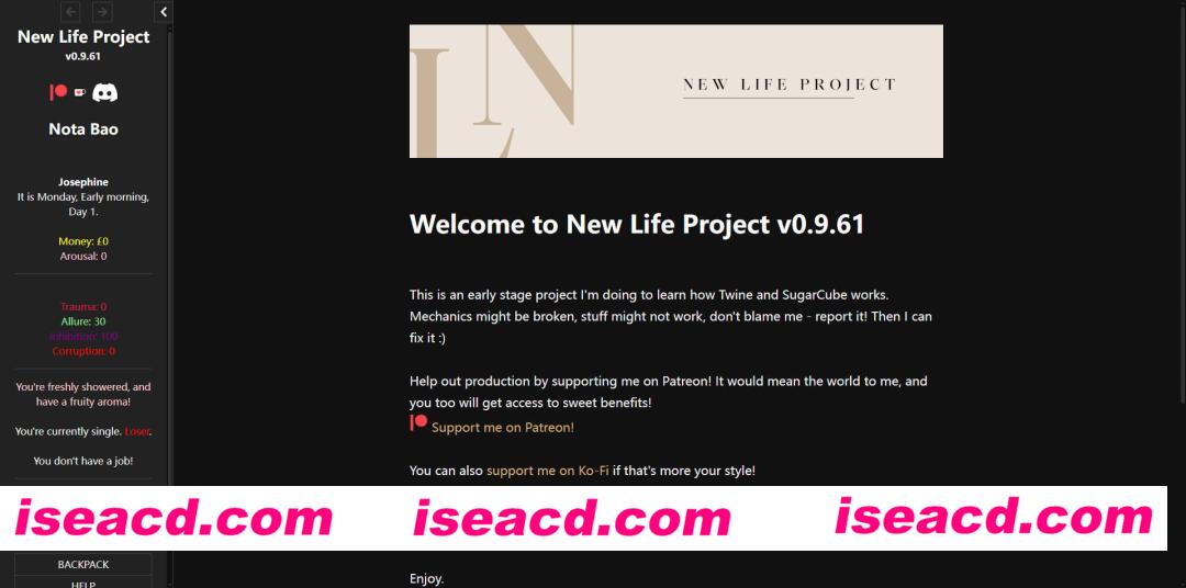 [HTML/机翻汉化/真人/步兵] 新生活计划/New Life Project v0.9.63 浏览器汉化步兵版 [1G/新作]